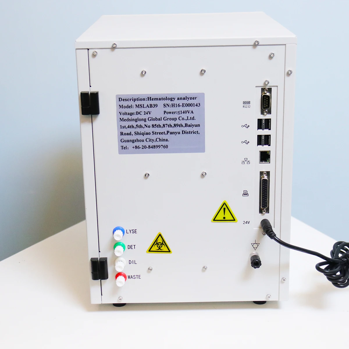 Человеческий клинический автоматизированный портативный гемограммный клетчатый анализатор гематологии крови 3-диффузная цена