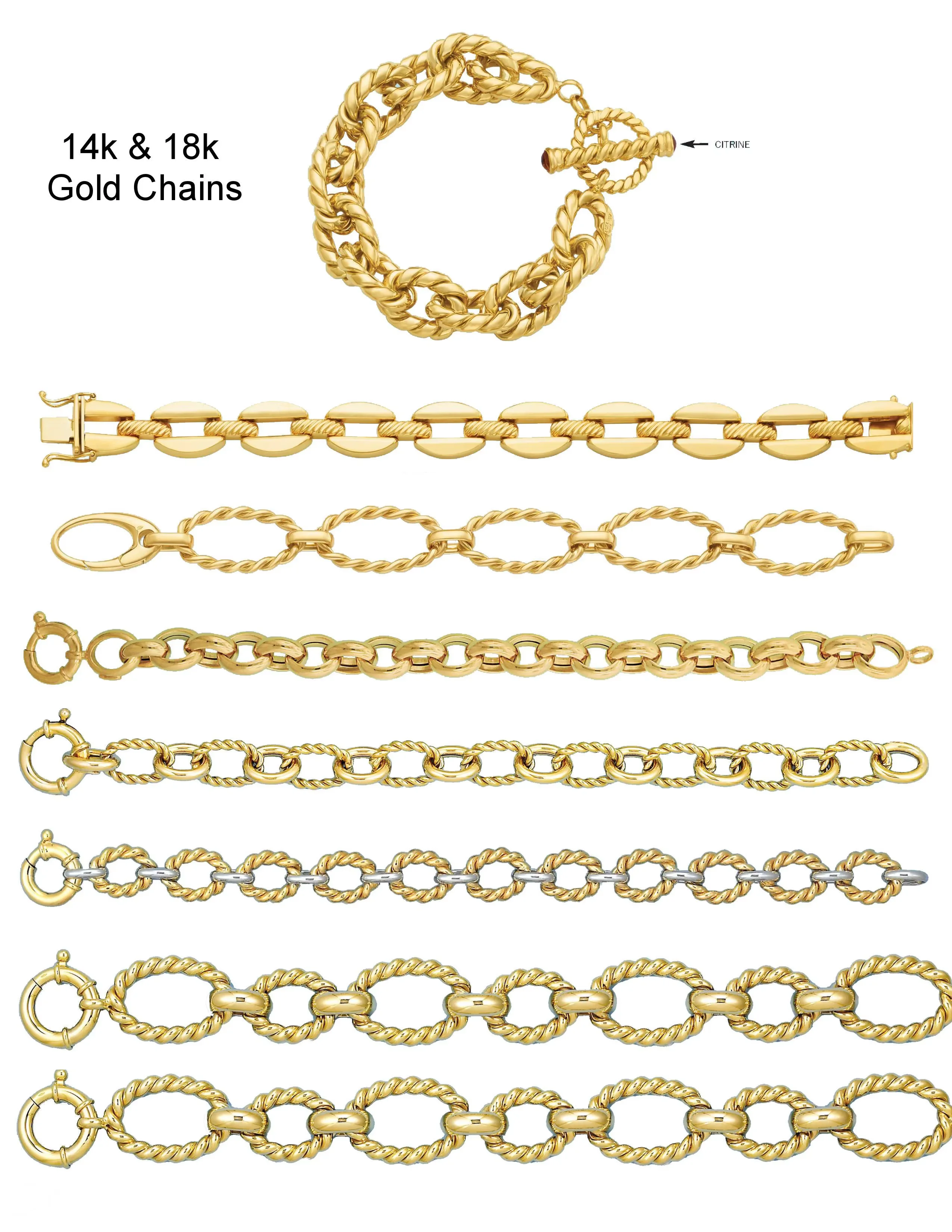 Europe and United States cross-border ins style accessories DIY bracelet 18k gold stainless steel chain bracelet jewelry women