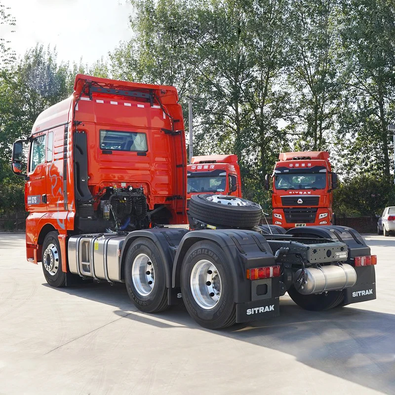 Heavy Duty 6x4 10Wheels Trailer Head Sitrak Tractor Trucks Man