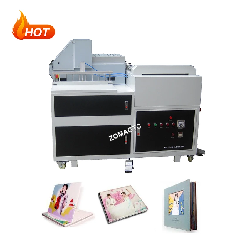 Automatic Lay flat Photobook Wedding Album Binding Maker Machine All in One Baby Photo Book Maker Album Making Machine
