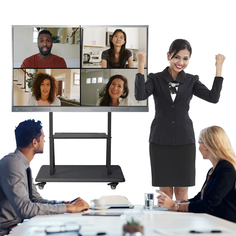 65 Inch Display Touch Screen Panel 4K Ultra Hd 4K Smart 75 Inch Portable Electronic Boards Interactive White Board