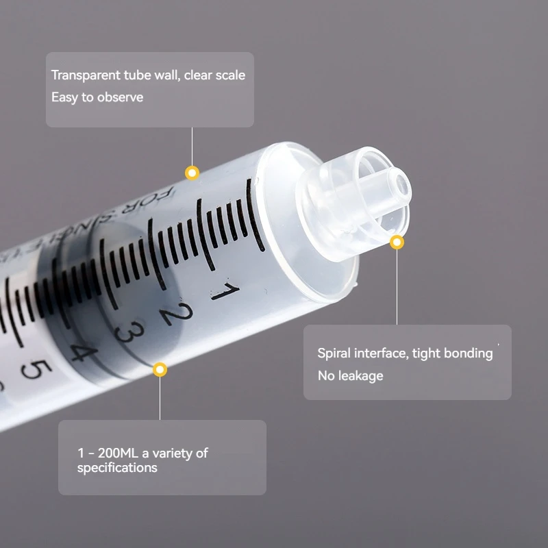 Customizable Veterinary syringe 1ml 2ml 3ml 5ml 10ml disposable luer lock cosmetic syringe without needles