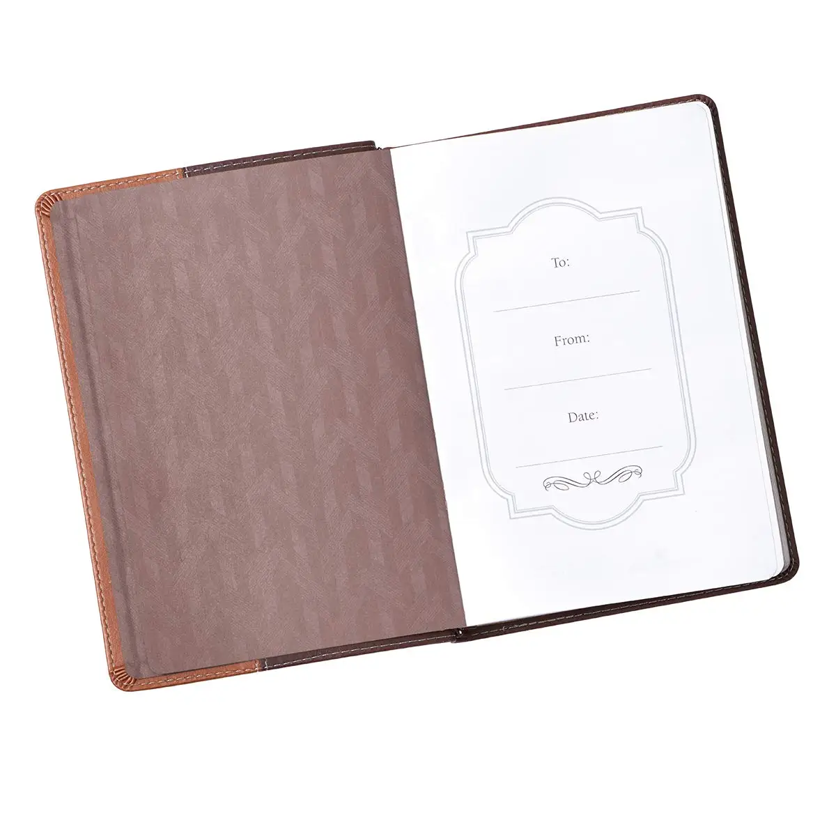 Wholesale Vintage Leather A5 Bible Study Journal Inspirational Faith Notebook with Bible Verse Christian Diary Bible Verse Gift