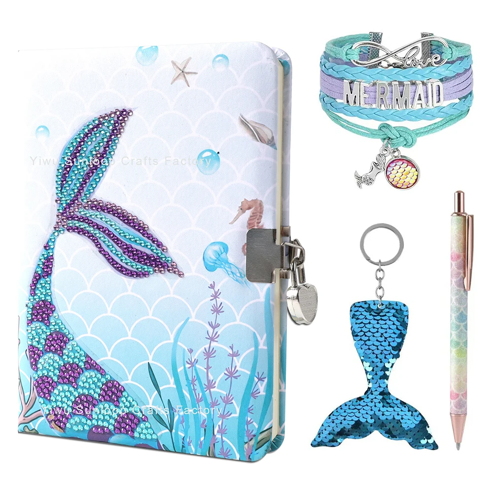 Канцтовары для девочек с замком и ключами