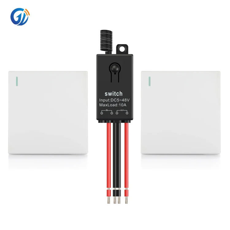 Hotel office modern rv light UK India Home Smart Wall 1 2 3 Gang Switch panel And  2 way europe wireless Remote Control Switches