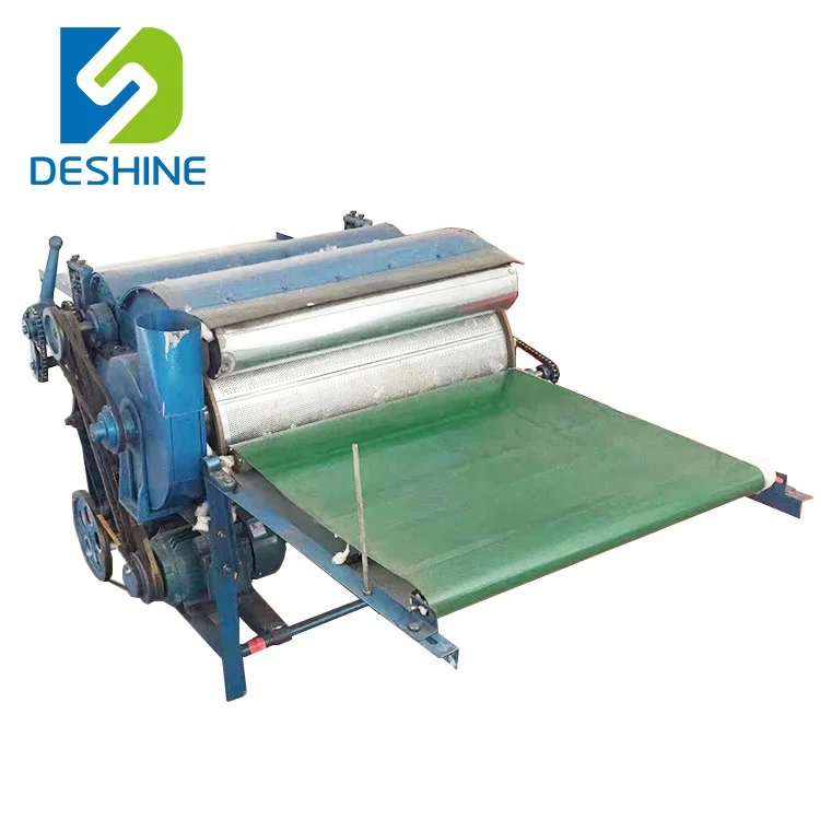 Машина для переработки отходов хлопчатобумажной пряжи, машина для кардинга шерстяного волокна