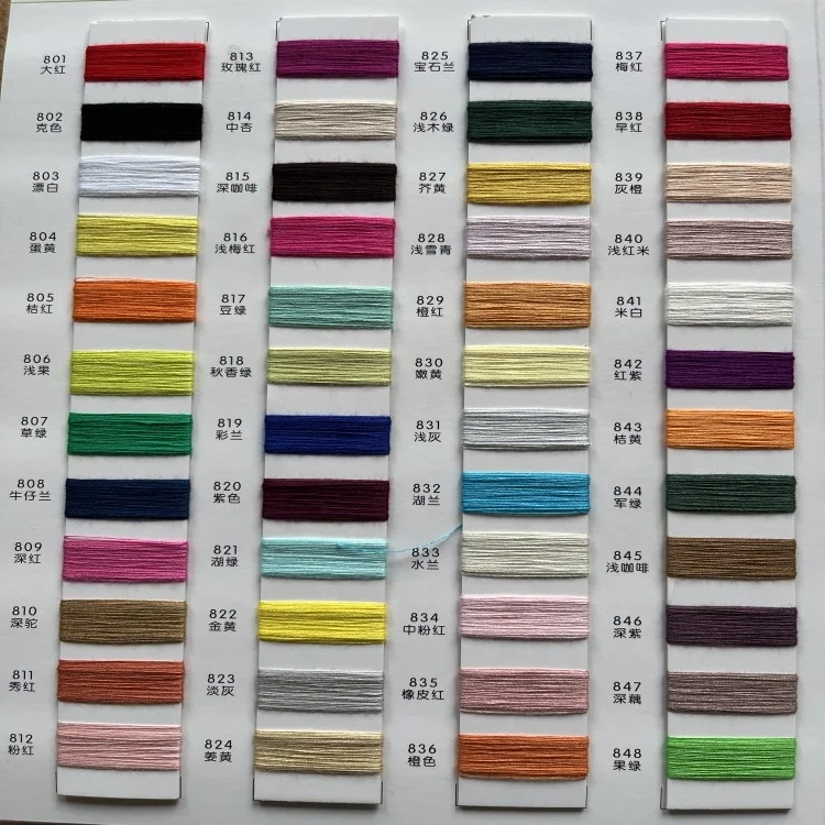 Combed Colored Mercerized Cotton Yarn 100% Viscose Ring Spun Yarn 2/30s Cotton Spinning