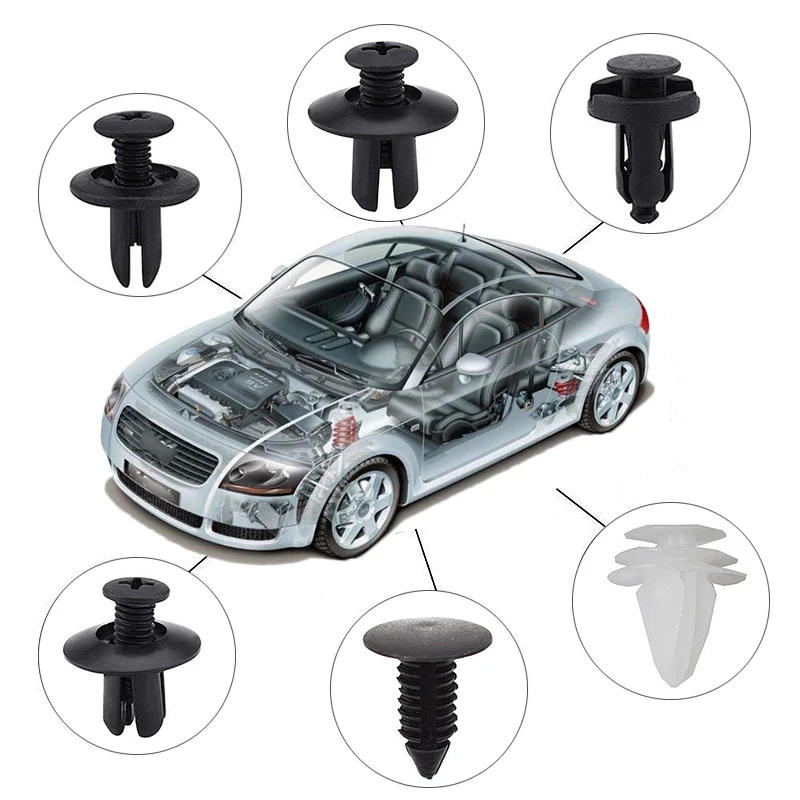 QY 100pcs Mixed Auto Fastener Clip  Car Accessories