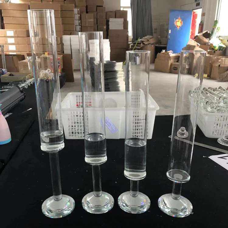 Новинка 2021, стеклянные трубки с длинным стержнем, Хрустальный подсвечник для воды