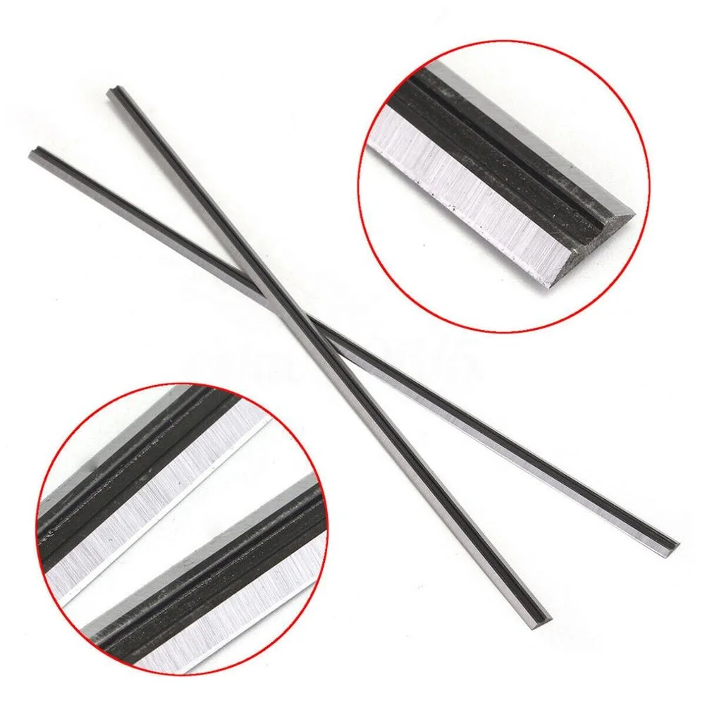High Quality 82mm 2pcs 65Mn Steel Replaceable Planer Blade Set 2Pcs Planer Blade set