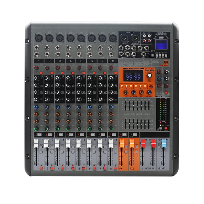 Audio Mixer Audio Digital Reverb Effect Professional Mixer Processor Dsp100 Pre Amplifier Dsp Function