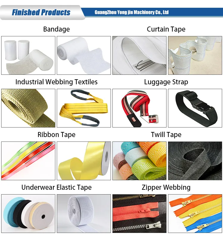 Yongjin manufacturer direct sale NF series high yield narrow fabric ribbon band needle loom machine