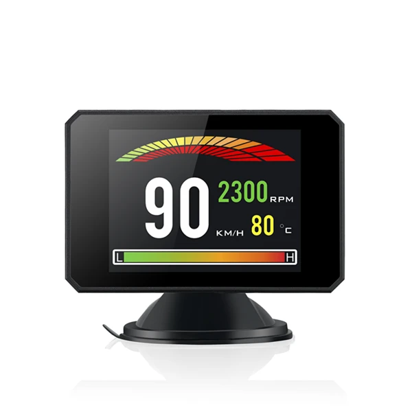 Car electronics OBD2 Smart Gauge P16 Car HUD Head Up Display rpm meter fuel consumption diagnostic tool