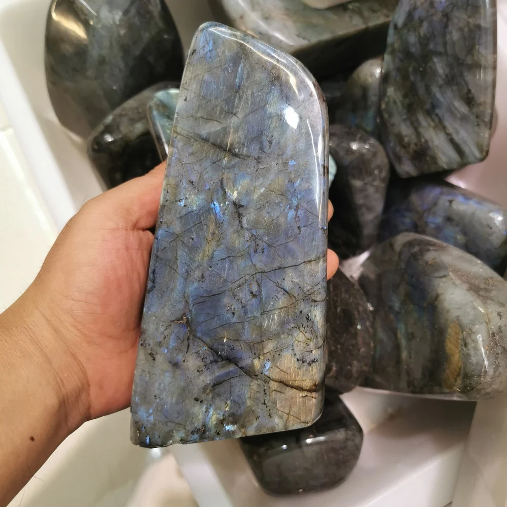 wholesale Large pieces Beautiful natural  labradorite healing raw crystal stone