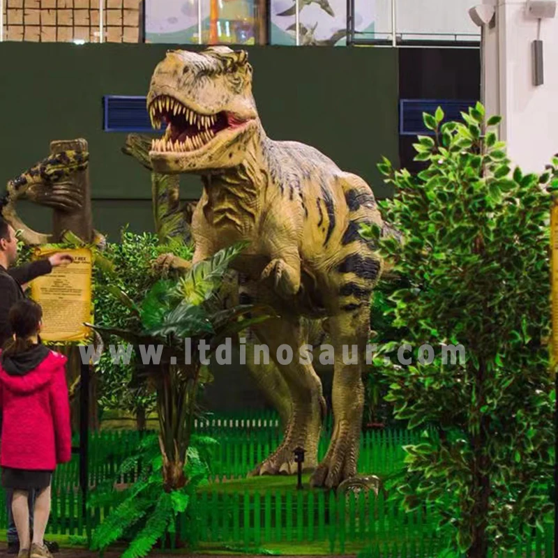 Indoor Travel Exhibition Expert Animatronic Models Theme Park Animatronic Dimetrodon Dinosaur Custom Different Size