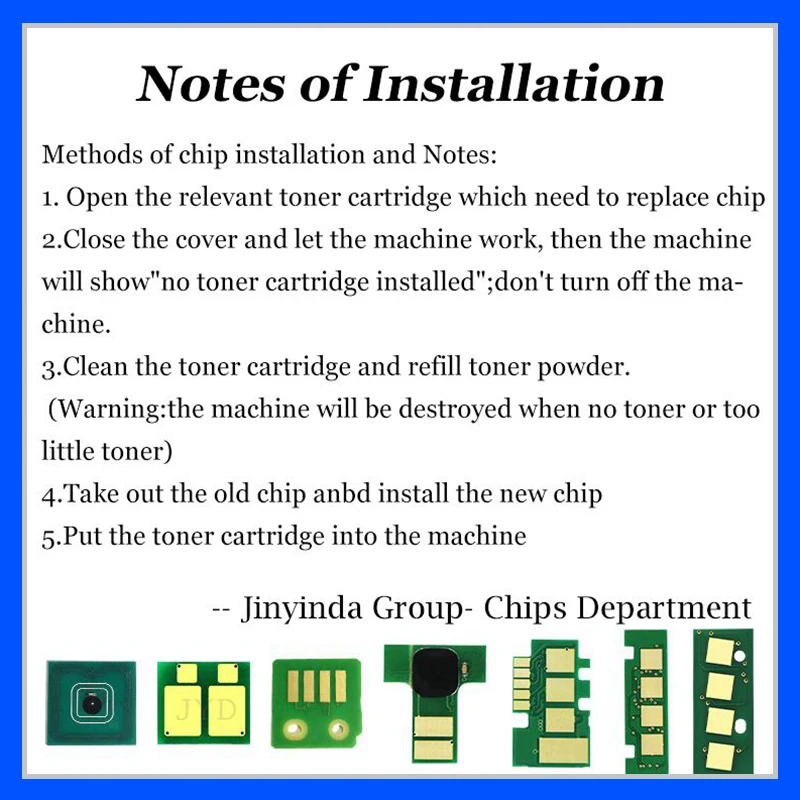 126A Toner Cartridge Chip for HP M175 M275 CP1021 CP1022 CP1023 CP1025 CP1026 CP1027 CP1028 CE310A Reset Chips Printer