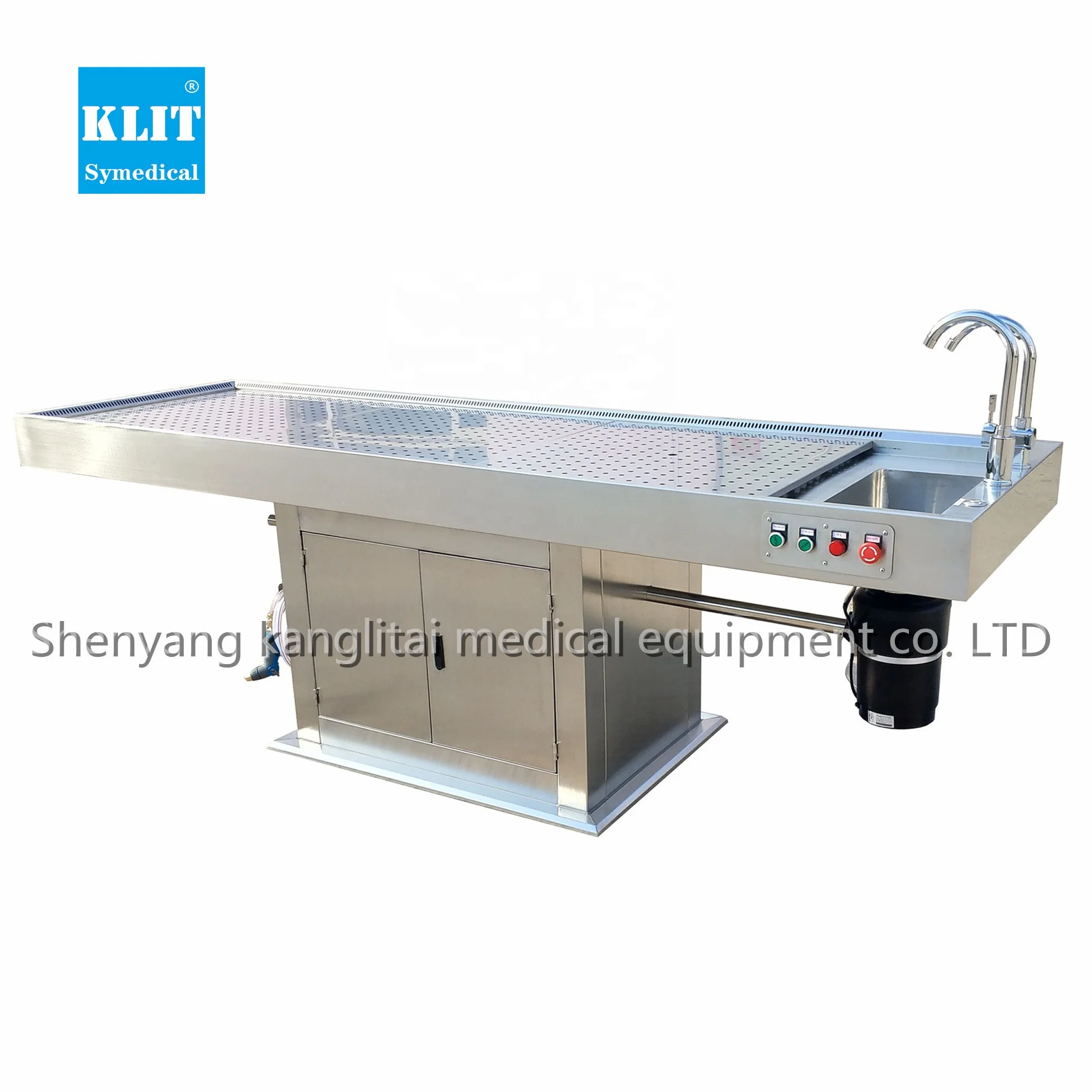 Morgue autopsy cleaning table  hospital autopsy table