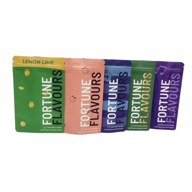Stock candy  Aluminum Foil Food Package Zip lock Stand Up Pouch Custom Logo Smell Proof 3.5g Mylar Bags