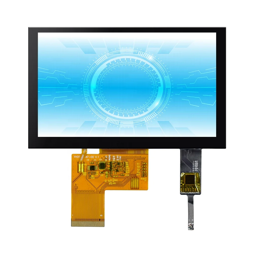 5 inch 800x480 color lcd screen tft display with capacitive touch panel