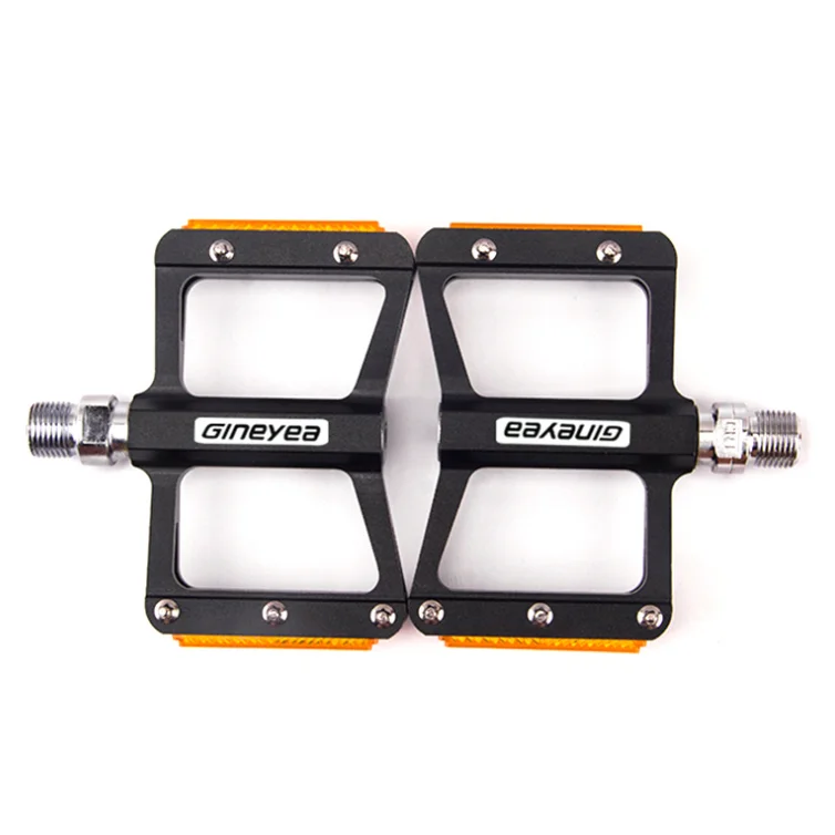 
Mountain bike pedal bicycle pedal aluminum alloy bearing pedal with reflector 