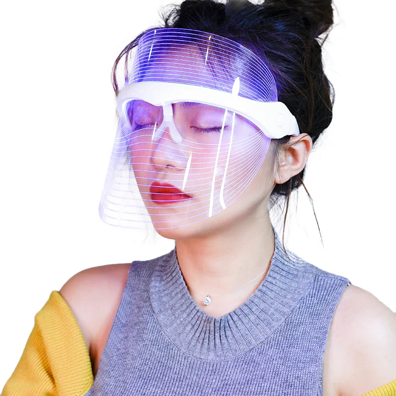 Professional Colorful PDT led face mask facial light therapy skin
