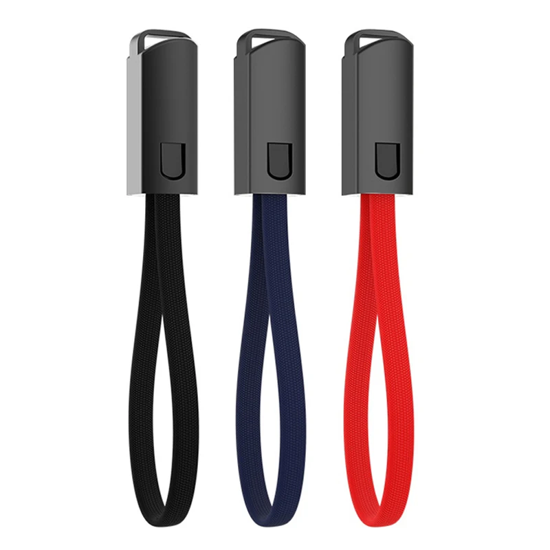 Мини-кабель для быстрой зарядки, микро-USB, брелок, Подарочная линия на заказ, короткий кабель для зарядки и синхронизации данных для смартфона