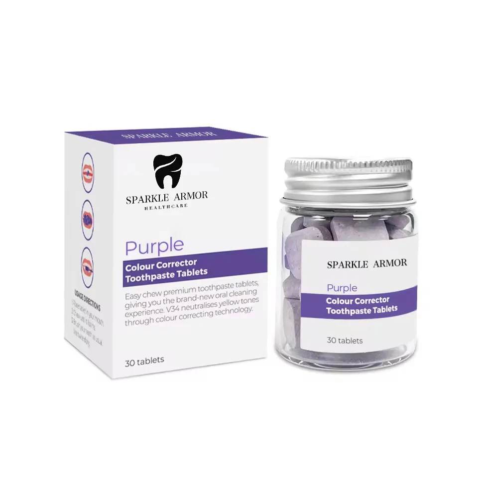 Wholesale Private Label Travel Toothpaste Tabs Chewable Solid Toothpaste Tablets