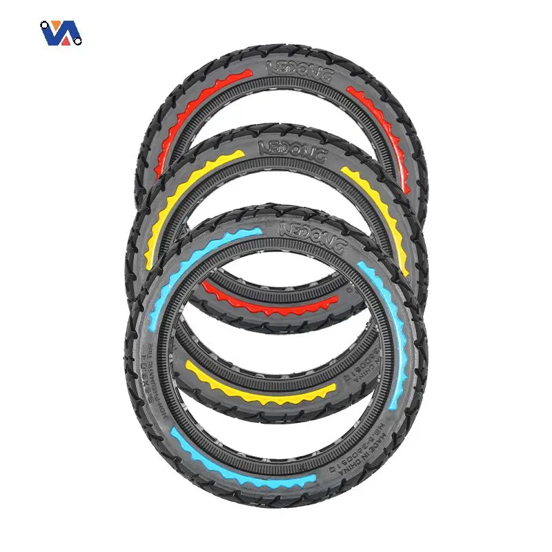 New Image New Arrival Scooter Tire 8.5*2.0 Off Road Solid Tire 3 color #34 For Xiaomi E-Scooter Spare Parts Wheel Solid Tire