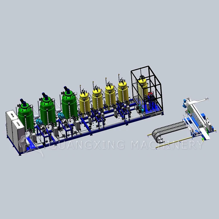 Automated sandwich panel machine line production of pu sandwich panel production line