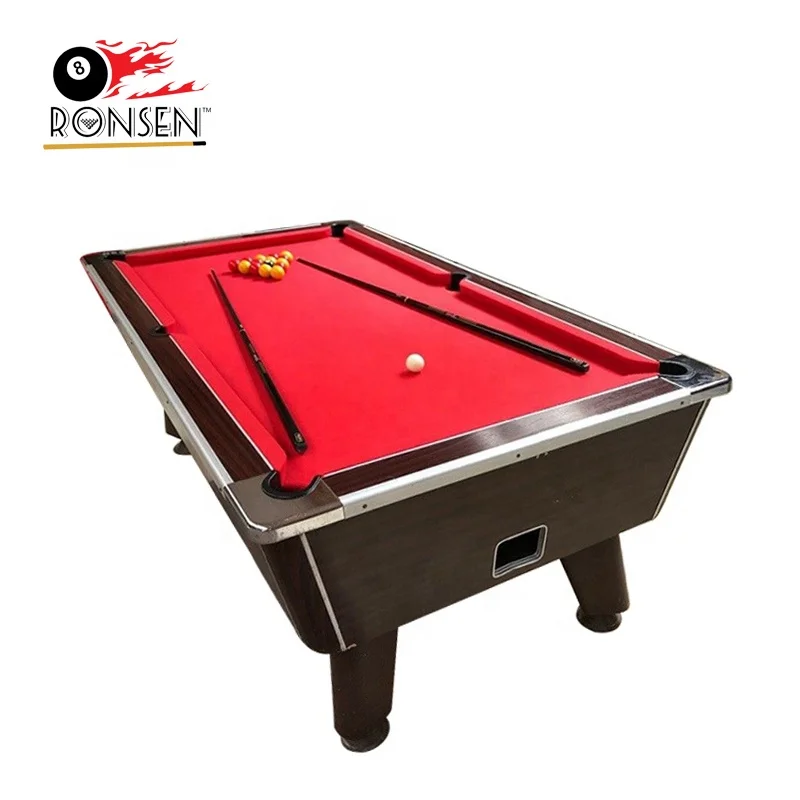 China supply cheap price and high quality 8ft 7ft 6ft size coin operated pool table