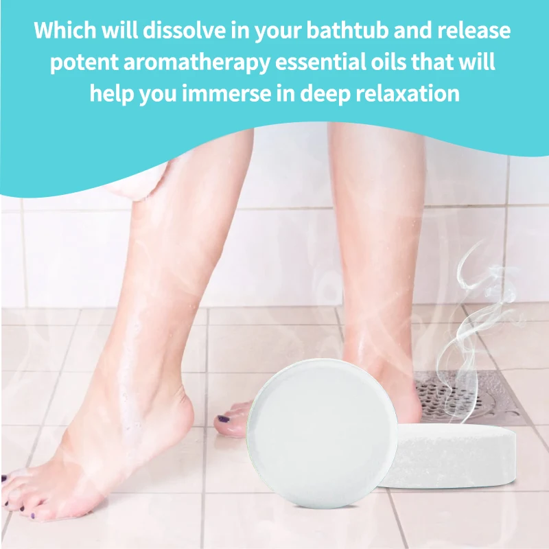 Private label bathbombs bombe de bain aromatherapy shower steamers relax citrus bath bombs