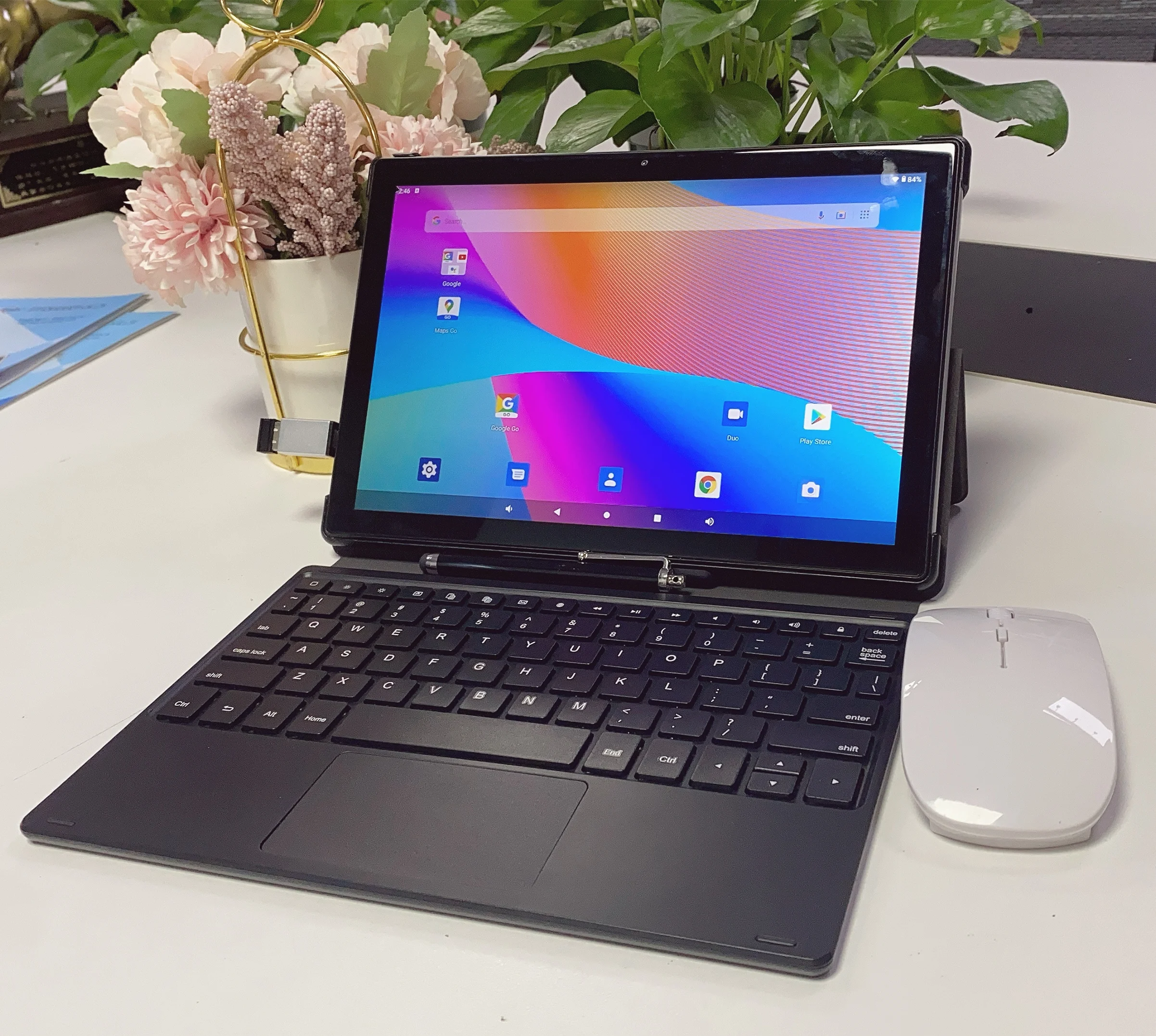 2021GreatAsia Brand NEW 2in1 magnetic tablets with keyboard  2GB+32GB OS tablets 10 inches android 10  for learning