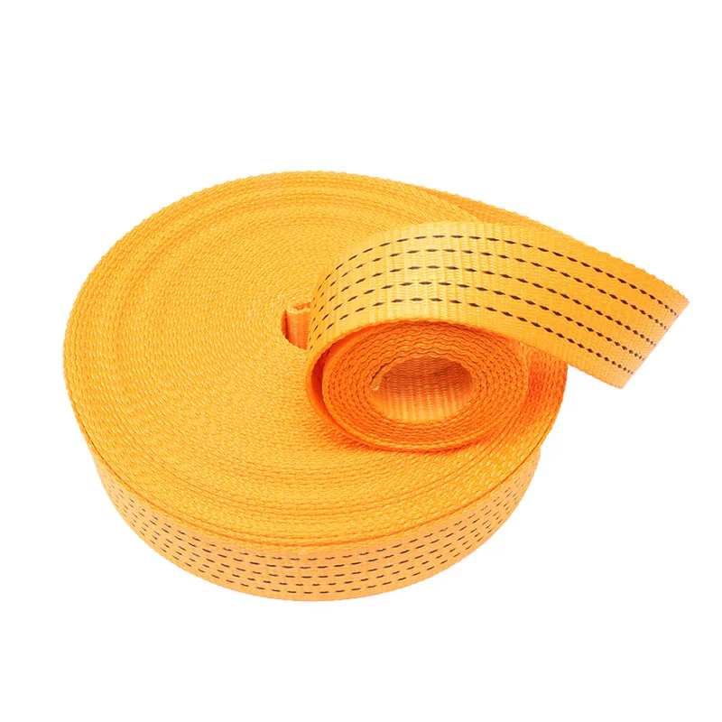 High-strength Polypropylene truck pulling rope car tie-down straps high-speed rescue fixed tie-down polyester straps webbing