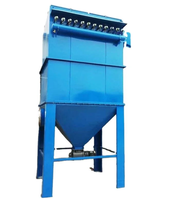 Biomass boiler dust collector  Industrial dust treatment equipment pulse jet dust collector use for Boiler flue gas purification