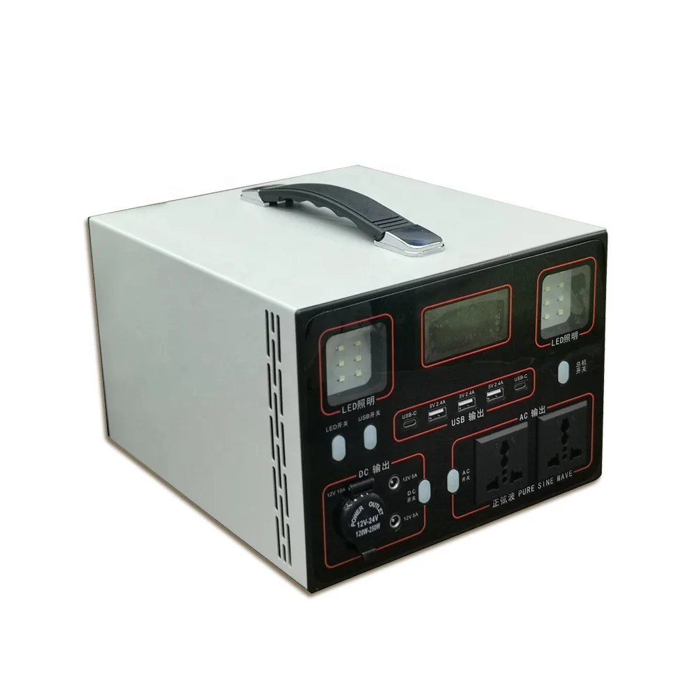 UPS Power Station QC3.0 Quick Charge 12V 24V Output USB-C Port Power Bank