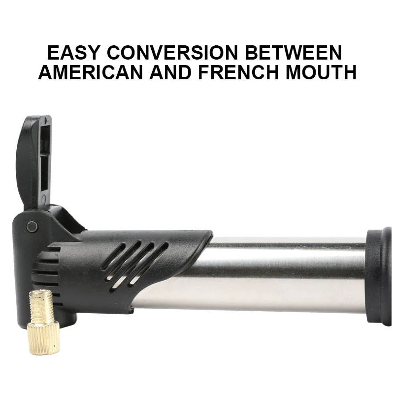 2022 High Quality Bicycle Pump Mountain Bike Vertical High Pressure Pump Tire inflation Valve With Barometer Bicycle accessories