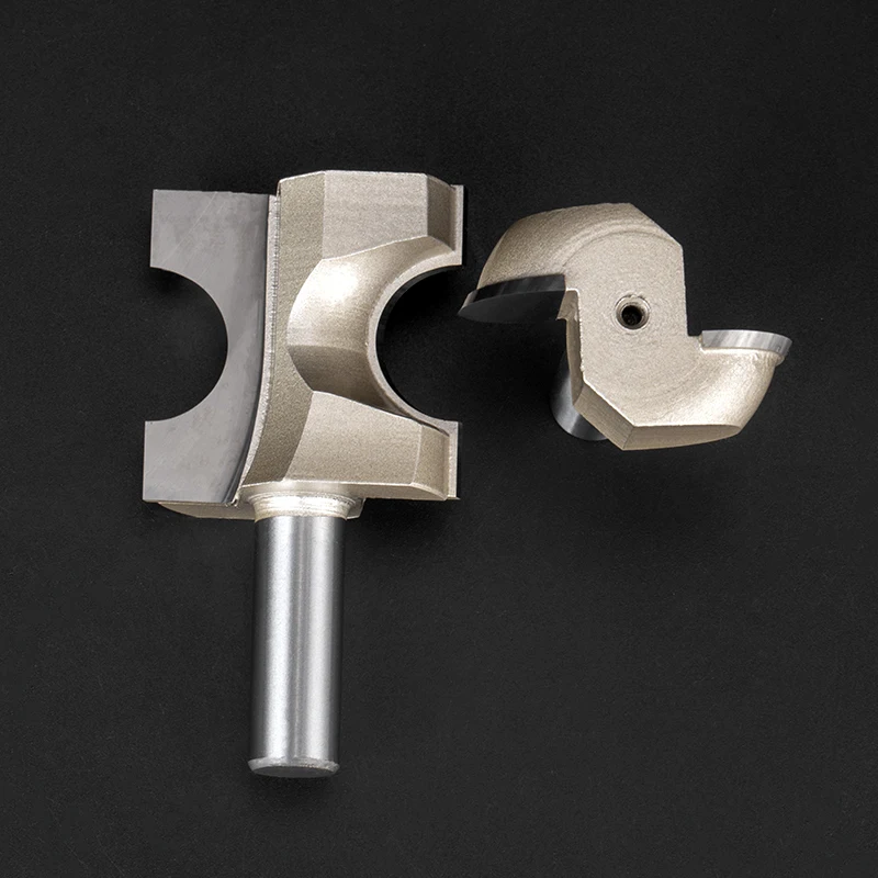 Tideway Router Bits For Woodworking Semicircle Mortise Stitching Knife Floor T mortis Round CNC Tenon Cutter LC17010408III