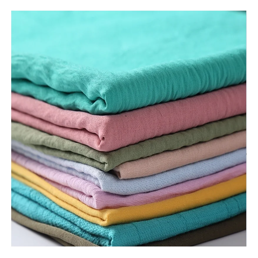 
Textiles Factory Price High Quality 100% Polyester Air Flow Crepe 180d Super CEY Dyed Fabric Dress Blouse Trousers Fabric 