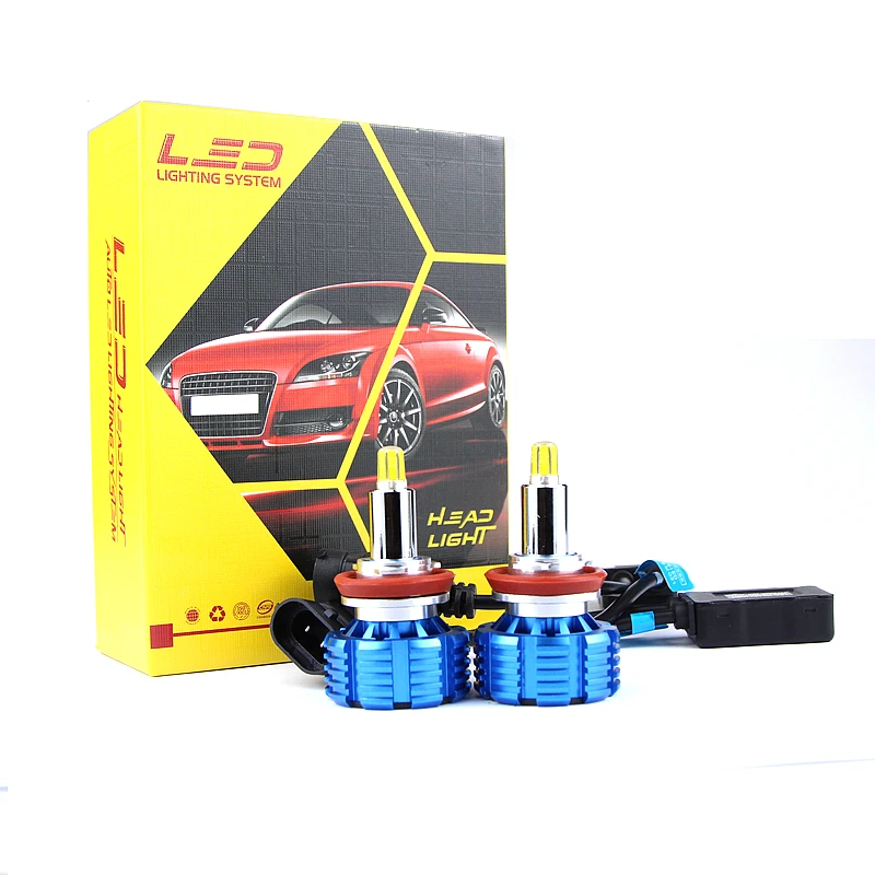 2019 Auto Lighting 80W 12000LM Led H7 C-R-E-E 360 degree H7 H11 H1 H3 9005 9006 360 Led Headlight Bulb