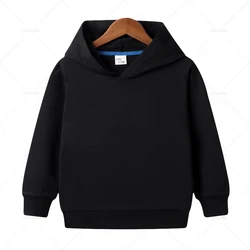 Custom Free Design Logo Little Baby Boy Girl Hoodies Children Tracksuits Clothing  Kids Jacket Sweatshirt Hoodie With Fleece