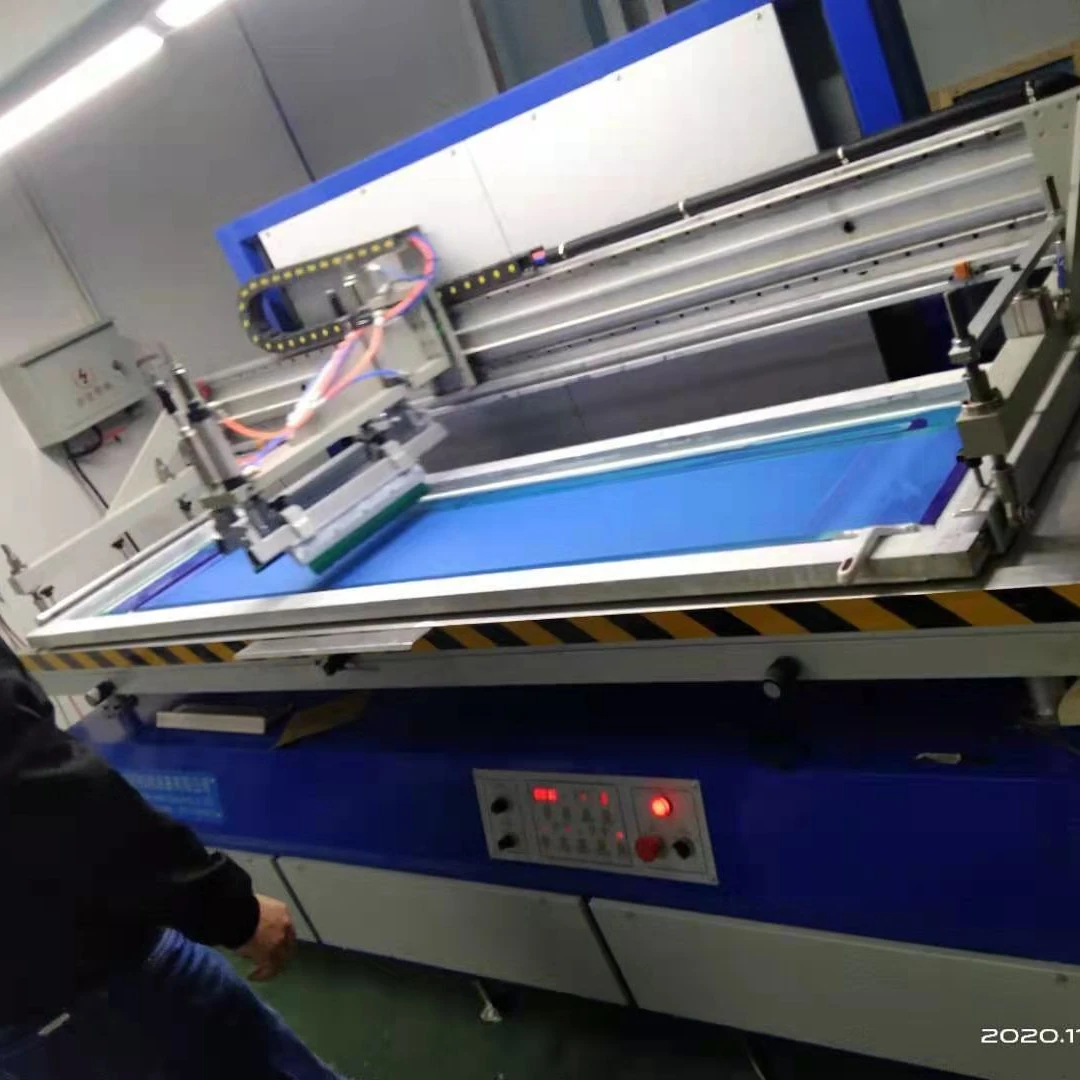 auto silk vertical  screen printing machine for board  high temperature screen printer on glass
