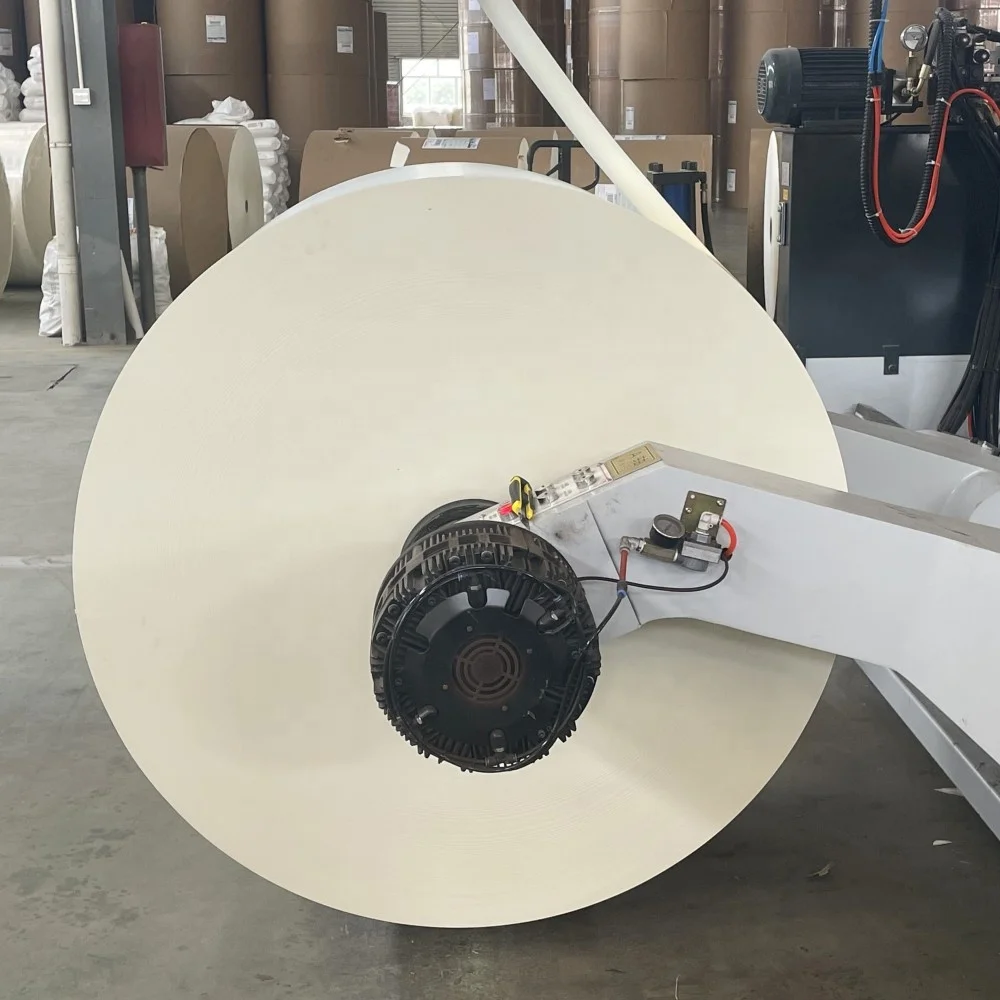 China manufacturer white per ton raw jumbo roll virgin pe coated recycled wrapping paper roll