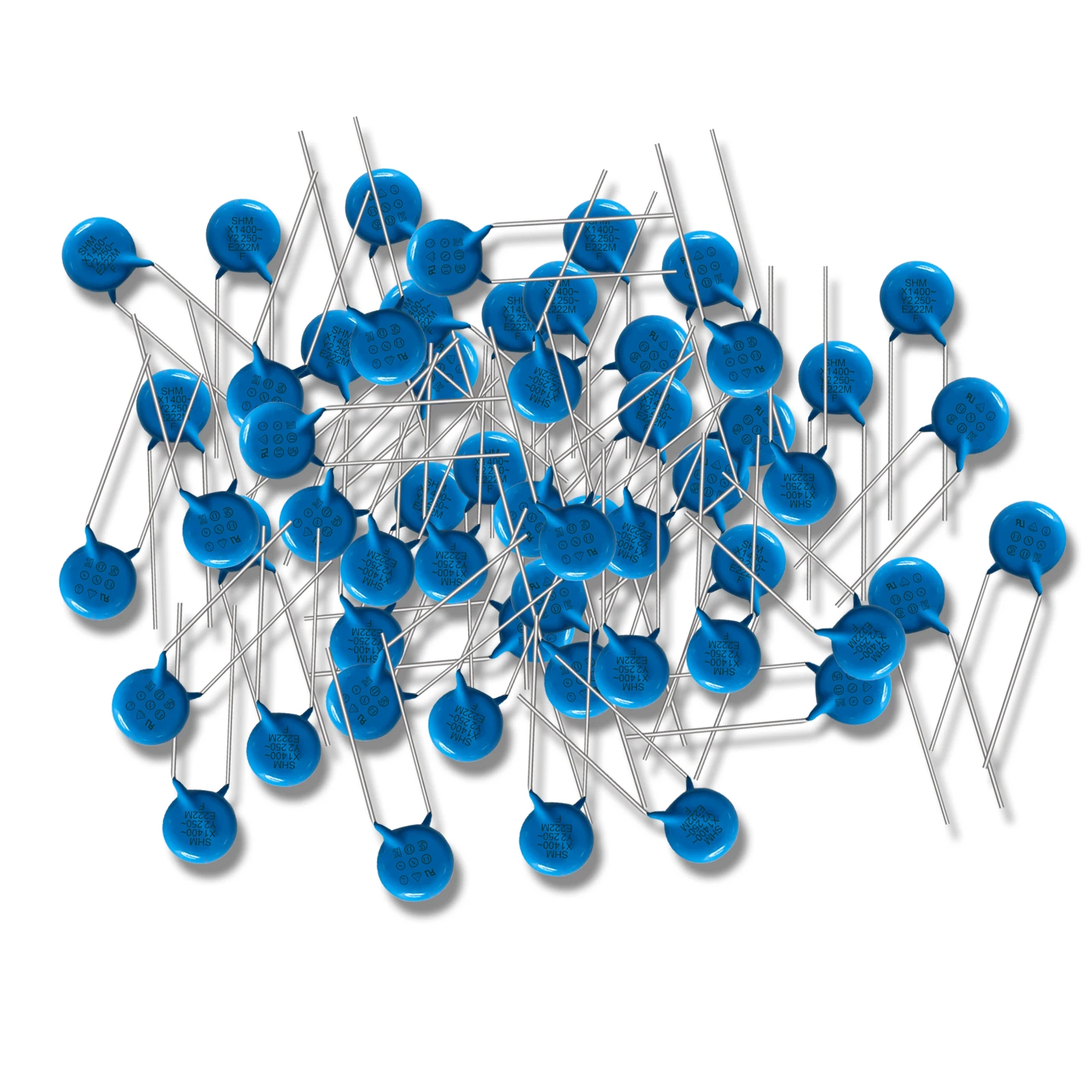 Оригинальные, фабричные, по цене производителя, дешевые электронный компонент безопасности Керамический дисковый конденсатор с алюминиевой крышкой, 2200PF 250VAC Y2 защитного конденсатора