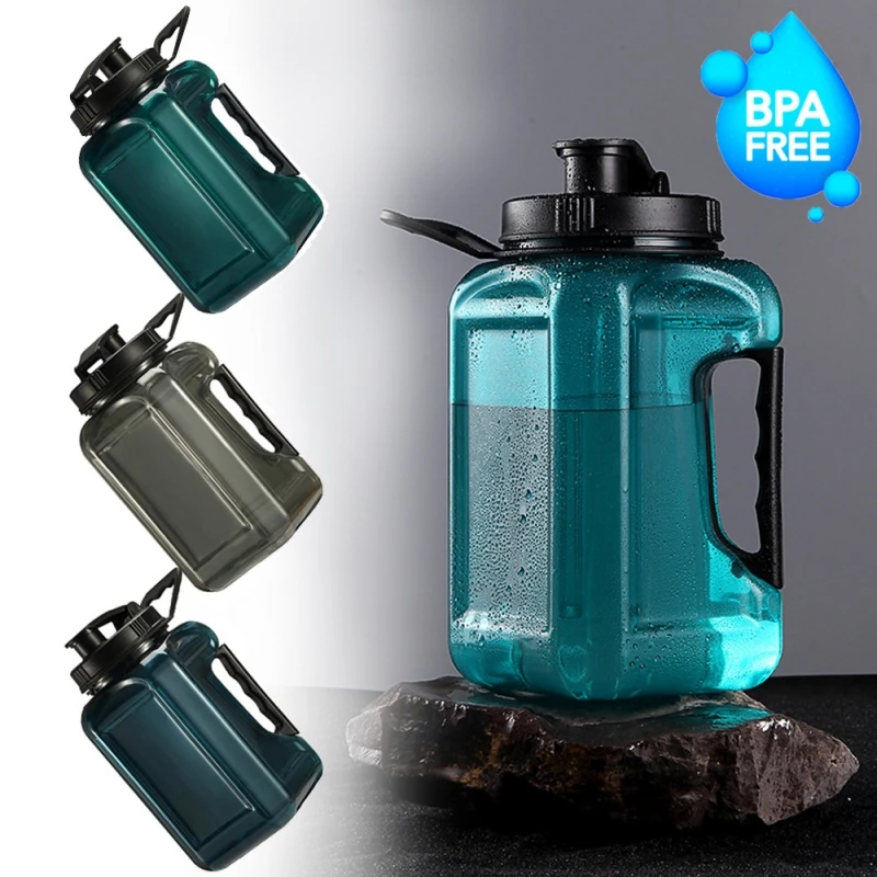 2.4 Litres Water Bottle Sports Kettle Portable Leak Stop Outdoor Fitness Jug Bpa Free With Handle Directly Drinking Cup
