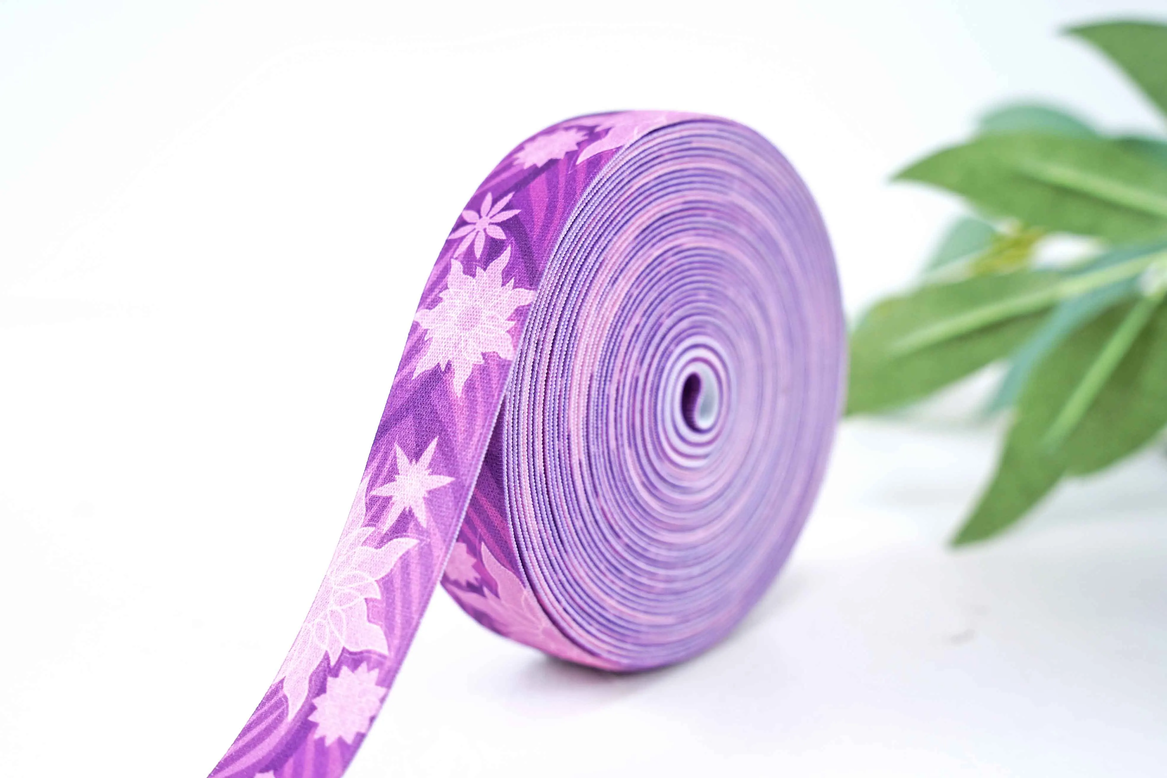 Оптовая продажа, экологически чистый эластичный ремешок из полиэстера с логотипом на заказ