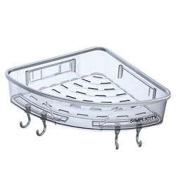 Bathroom Rack Toilet Wall-mounted Punch-free Washstand Toilet Tripod Bath Plastic Towel Storage Rack