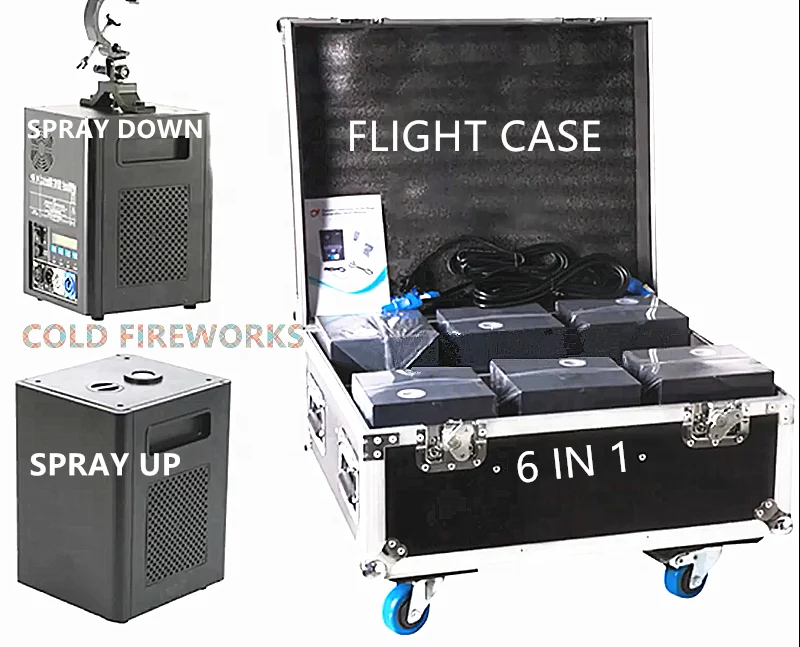 hotsale TOP Wholesale Sparkle Fireworks Mumbai cake trigger pyrotechnic firework sparks fountain wedding machines led par bar CE