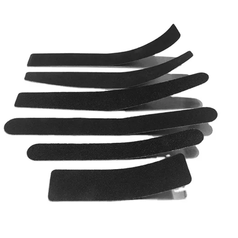 Профессиональная двухсторонняя пилка для ногтей из нержавеющей стали, сменная наждачная бумага, индивидуальная пилка для ногтей