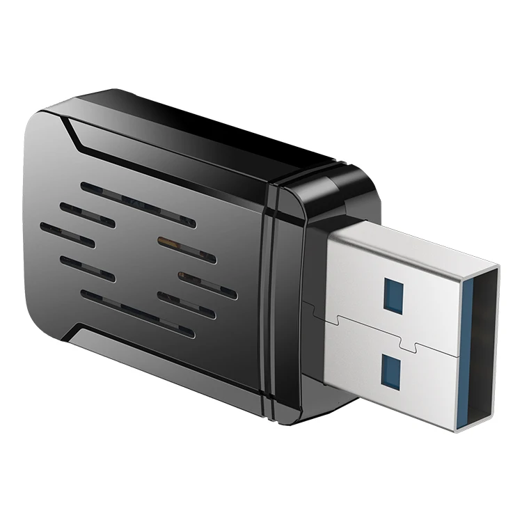 2020 New Product Mini Size Dual Band Compact Design Wireless 1300ms usb Wifi Adapter Wifi Card