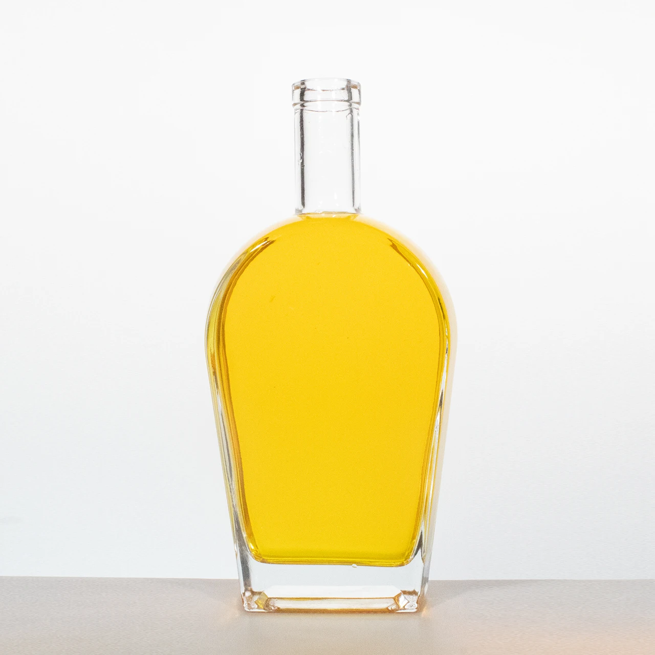 Customized Cork Bottle Stopper Tequila Super Flint Liquor Glass Bottle